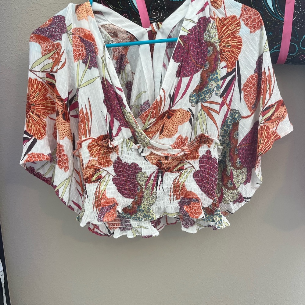 Rachel Zoe Multicolor Floral Blouse